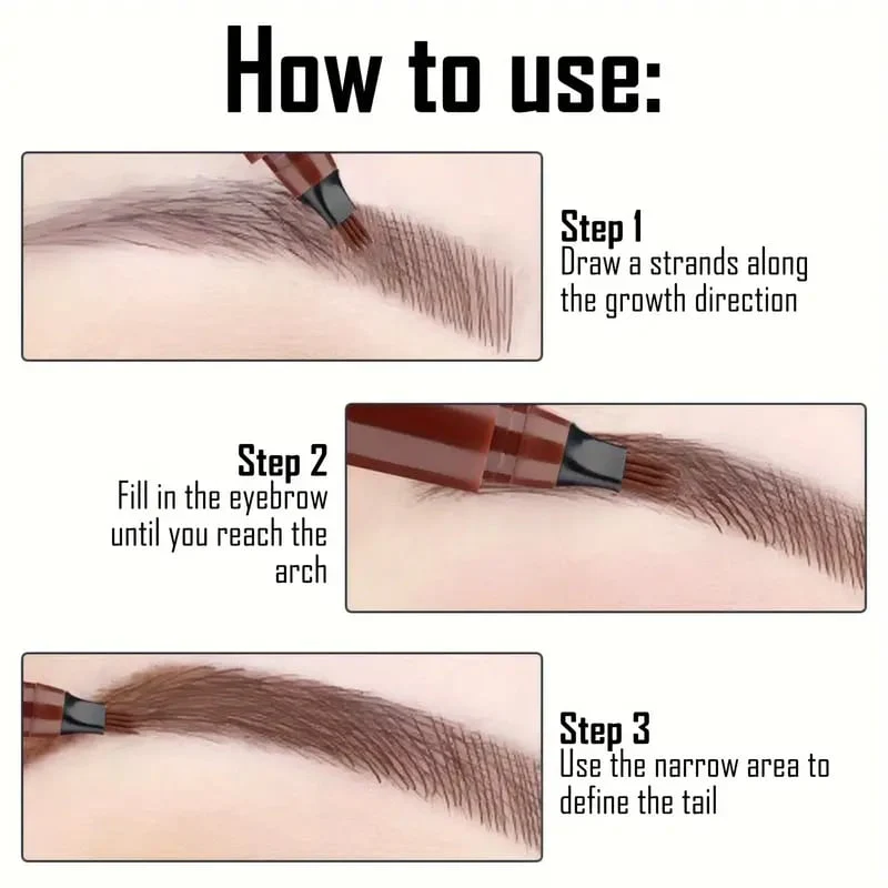 🔥LAST DAY - BUY 1 GET 1 FREE JUST $8.49 EACH🔥2025 Upgraded Natural Brows Eyebrow Pen - Image 6
